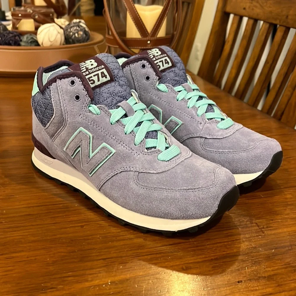 New Balance WH574PI Mid shoes sneakers new 574 Womens size 7